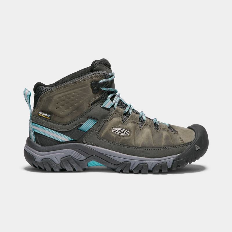 Botas De Montaña Keen Targhee III Waterproof Mid Para Mujer Verde Oliva/Azules - Botas Keen Mexico (